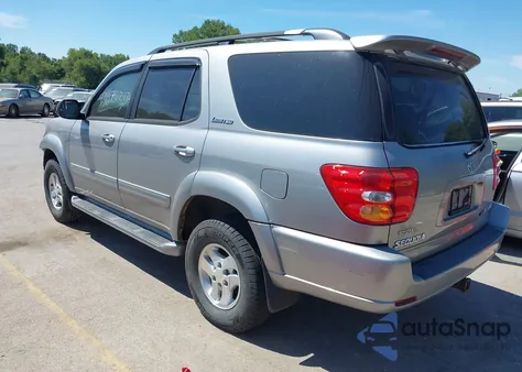 2001 Toyota Sequoia Limited V8 z USA, uszkodzony, nr VIN 5TDBT48A01S040002